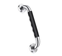 Barra di supporto per il bagno, struttura in metallo con impugnatura strutturata, maniglia a parete per assistenza nella doccia e nel bagno