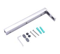 Barra di supporto per porta doccia in acciaio, Barra Stabilizzatrice for Parete Doccia in Acciaio Inox 240mm Multicolor(Silver - Left)