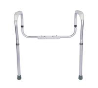 Barra di supporto regolabile per WC per anzianiAntiscivolo in alluminio per il bagno di sicurezza rack di supporto per anziani Migliora la sicurezza e la stabilità del bagno