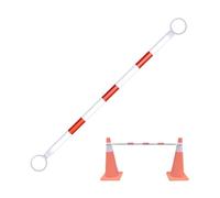 Barra di traffico retrattile in PVC | Confezioni multiple multicolori che contrassegnano i parcheggi dei siti stradali(Red and White,1pc)