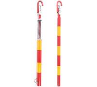 Barra di traino di sicurezza per auto con ammortizzatore a molla per 5000 kg/5 t, corda di traino per auto, camion, rosso, giallo