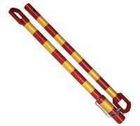 Barra di traino resistente, gancio di traino rimovibile e palo di traino per auto per riparazione auto, rimorchio di recupero/rimozione, ammortizzazione bidirezionale (8 tonnellate)