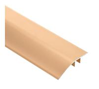 Barra di transizione per pavimenti in lega di alluminio Modanature per davanzale Butt Up per pavimenti in vinile, pavimenti in laminato, nastro di copertura del bordo del pavimento durevole (oro, L