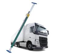 Barra divisoria universale per carico - cricchetto telescopico e antiscivolo per una stabilizzazione sicura del carico in pick-up e rimorchi