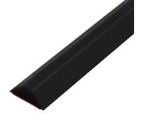 Barra doccia in silicone autoadesiva,Barriera Doccia Antiacqua,Striscia di Ritenzione per Piatto Doccia, mantiene l'acqua all'interno della soglia,impedisce all'acqua di tracimare (80CM,nero)