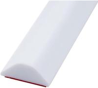 Barra doccia in silicone autoadesiva,Barriera Doccia Antiacqua,Striscia di Ritenzione per Piatto Doccia, mantiene l'acqua all'interno della soglia,impedisce all'acqua di tracimare (100CM,bianco)