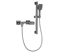 Barra Doccia Scorrevole, Saliscendi Doccia con 2 modalità velocità Getto Manuale 2 velocità Cascata Resistente alla Corrosione, Filtro Integrato, Resistente per Tuo Sistema Doccia