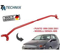 Barra Duomi ROSSA in Acciaio Fiat Punto 1999 200 2001 1.2 1.8 1.9 SENZA ABS