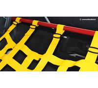 Barra duomi ROSSA posteriore per 500 e 595 con rete GIALLA