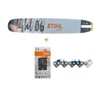 BARRA E CATENA ORIGINALE STIHL 45 CM 3/8 1,6 66 MAGLIE MOTOSEGA 391 362 400 462