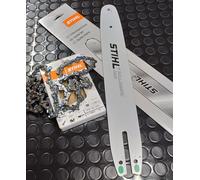 Barra e catena STIHL ORIGINALI 35cm 3/8 50 maglie MS 170 171 180 181 192 193 194