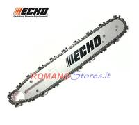 BARRA ECHO 25 10" x 3/8 ( 91 ) x 0.050" x 1.3 mm. + CATENA ECHO 40 Maglie