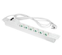 Barra elettrica multipla 3 metri 3G1 con 6 prese e magnetotermico FME 23203 prof