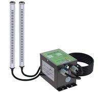 Barra eliminatrice di elettricità statica con barra ionizzante, eliminatrice antistatica, 2 barre di rimozione antistatica + generatore ad alta tensione da 7 kV(70CM)