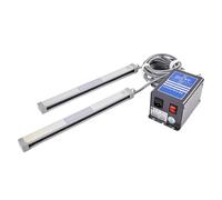 Barra eliminatrice statica Air Bar da 20 cm, utilizzata con compressore d'aria, barra antistatica, eliminatore di elettricità statica, con generatore ad alta tensione da 8 kV
