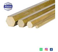 Barra Esagonale in Ottone di alta qualità Da 10 a 32 mm in Diverse Lunghezze