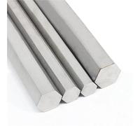 Barra esagonale lineare metrica in acciaio inossidabile 304 da 5 mm a 25 mm, 1 pezzo, 200 mm, 300 mm, 500 mm(200mm,11mm)