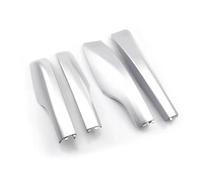 Barra Fermacarico 4 Pezzi Portapacchi Auto Copertura Coperchio Di Protezione Terminale Per Toyota Per Land Per Cruiser 200 LC200 VDJ200 UZJ200 2008-2020(Argento)