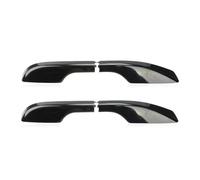 Barra Fermacarico 4PCS Auto Portapacchi Copertura Top Bagagli Bar Rail End Coperchio Di Protezione Per TOYOTA Per LAND Per CRUISER 200 LC200 VDJ200 UZJ200 08-20(Nero)