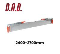 BARRA FERMACARICO CON PINZE PER CAMION USO ORIZZONTALE TELESCOPICA 2400-2700 mm