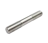 Barra filettata a doppia estremità, 10pcs Stainless Steel Double-Ended Threaded Rods M2 To M6 Multiple Sizes(M4 35mm)