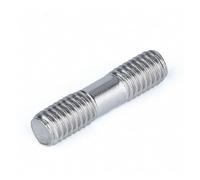 Barra filettata a doppia estremità - Bulloni prigionieri in acciaio inossidabile 316 M6 M8 M10 M12 | Barra filettata a doppia testa resistente for uso industriale(130mm M6 2pcs)
