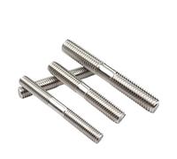 Barra filettata a doppia estremità in acciaio inox 316 M6 M8 M10 M12 - Barra filettata a doppia testa, prigionieri senza testa for uso industriale(90mm M10 1pcs)