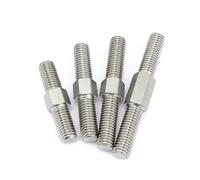 Barra filettata a doppia testa, M8 Double-Ended Threaded Rod 2PCS 304 Stainless Steel Left Right Thread 30mm-100mm(M8x50mm 2pcs)