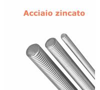 Barra filettata acciaio zincato asta fissaggio tirafondo tirante Ø da 3 a 30