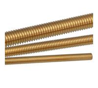Barra Filettata Asta filettata completa in ottone con perno tutto filettato M2 .5 M3 M4 M5 M6(1pcs,M5x250)