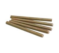 Barra Filettata Barre filettate in zinco, barre completamente a doppia testa, bulloni prigionieri senza, denti a bastoncino(M6,60mm)