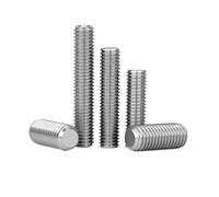Barra Filettata Bullone senza testa completamente metrico con diametro della vite in acciaio inossidabile asta filettata da 1-20 pezzi(30mm,M4 (15pcs))