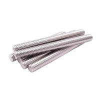 Barra filettata doppia zincata, Barra filettata in acciaio inossidabile 304 M6-M10 35-75 mm 5 pezzi(75mm,M6)