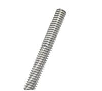 Barra filettata in acciaio inossidabile, M3 ~ M30 Asta completamente filettata Bulloni prigionieri da 1 m 304 Filettatura destra(M27x1000mm)