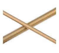 Barra filettata in ottone, barra completamente fil Barra perno asta albero filettatura completa metrica in ottone, barre completamente filettate M5 M6, lunghezza 50 100 mm barra filettata in ottone 2