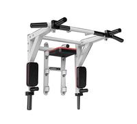 Barra for trazioni multifunzionale da parete, regolabile, multi-presa, resistente, for trazioni, torre di potenza, stazione for dip, supporto fino a 440 libbre(White)