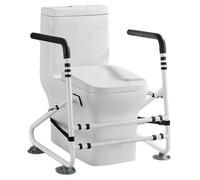 Barra For WC, Barra Di Sicurezza For WC, Telaio Di Assistenza Alla Sicurezza Indipendente, La Clip Girevole Si Adatta Perfettamente Al Water, Rendendolo Robusto E Stabile