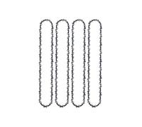 Barra guida for motosega in lega da 12" Set di motoseghe progettato for utensili elettrici senza spazzole 45 maglie Passo 3/8" LP Calibro 0,050" Denti arrotondati(4pcs 12-inch Chain)