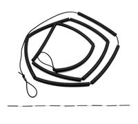 Barra in schiuma elastica, corda per esercizi pieghevole standard da 2,5 metri, fascia elastica per saltare in alto per bastone da polso - Per allenamenti scolastici esercizi di salto sul campo di