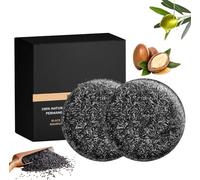 Barra Invertita per Capelli Grigi da Uomo, Sapone Scurente Naturale, Barra Invertita per Capelli Grigi, Cuoio Capelluto Pulito e Forte e Riduzione,Shampoo Contro