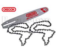 Barra / Lama 10" - 25 cm + N°2 Catena 40 Maglie Motosega ALPINA CJ300 OREGON