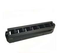 Barra Laser Light LED 6x10W motorizzata con Luce ROSSA