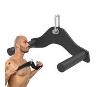 Barra Lat Pulldown - Accessori Palestra per Macchine con Cavo | Maniglia Ergonomica per Cavo con Cinturino per Caviglie Fasce Elastiche e Stazione Multifunzionale per Kettlebell