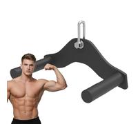 Barra Lat Pulldown | Attacchi per Trazioni alla Lat Machine - Maniglia Ergonomica per Cavo con Cinturino per Caviglie Fasce Elastiche e Stazione Multifunzionale per Kettlebell