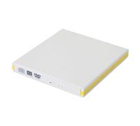 Barra Laterale A Colori Masterizzatore CD/DVD USB Esterno PC Notebook Unità Ottica Rimovibile Esterna Qualità Dell'immagine Chiara Audio Stabile(BLACK)