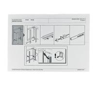 Barra Laterale Compatibile Con Bosch 00707158 per Frigorifero da Incasso