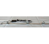BARRA LED 100CM CON 2/3 FARETTI LED ORIENTABILE SILVER TONDI/QUADRATI FREDDA ? [EEK: A+++]
