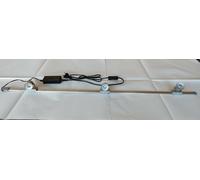 BARRA LED 100CM CON 2/3 FARETTI LED ORIENTABILE SILVER TONDI/QUADRATI FREDDA [EEK: A+++]