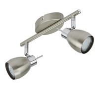 Barra LED 2 faretti in metallo Two 3W