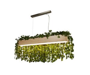 Barra LED Ash a sospensione da soffitto - Legno